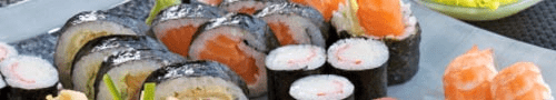 Sushi-Menüs