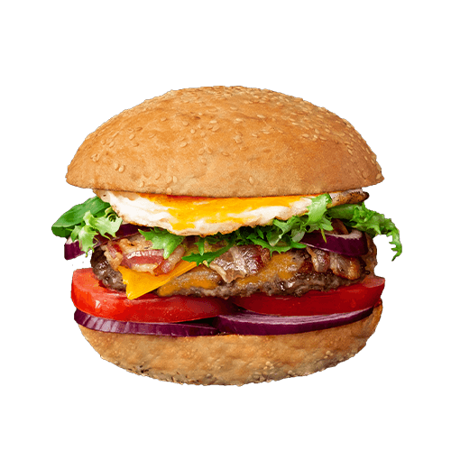 Bacon Egg Burger Menü