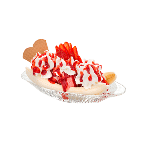 Banana Split Erdbeer