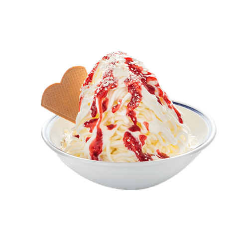 Spaghetti-Eis Joghurt