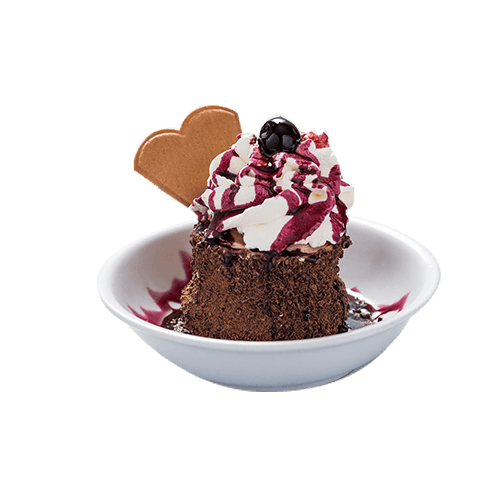 Eisbecher Tartufo Nero