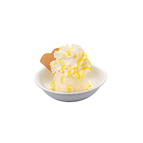 Eisbecher Tartufo Bianco