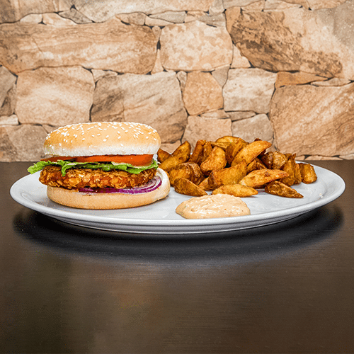 Crunchy Chicken Burger - Menü