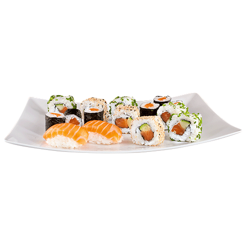 Lachs Mittagsmenü (24 Stück)