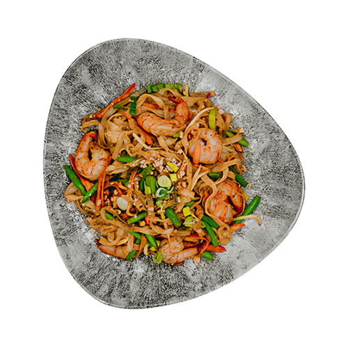 Pad Thai mit Tigergarnelen