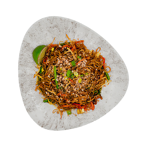 Glasnudeln mit Wok-Gemüse