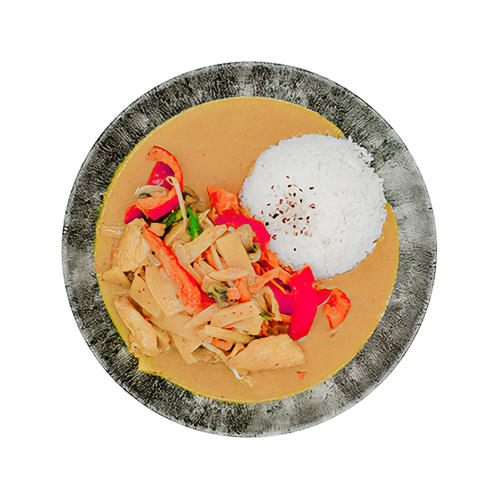 Duftreis mit Huhn