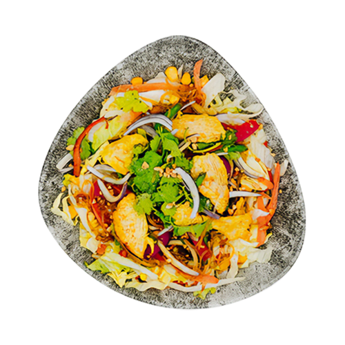 Salat-Bowl mit Huhn