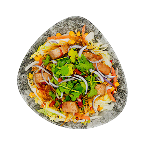 Salat-Bowl mit Jackfrucht