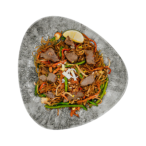 Glasnudeln mit Rindfleisch