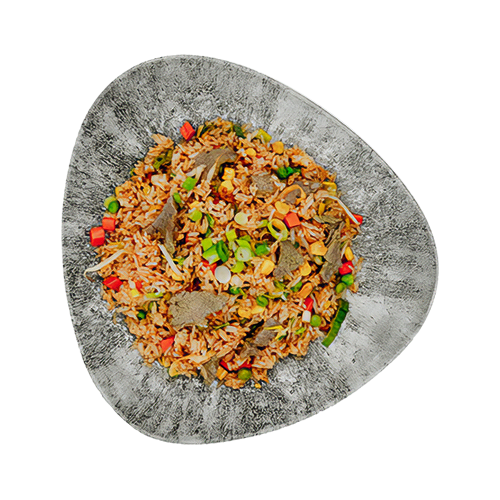 Gebratener Reis mit Rindfleisch