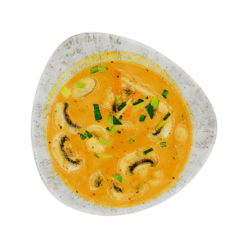 Gelbe Curry Suppe (pikant)
