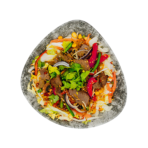 Salat-Bowl mit Rindfleisch