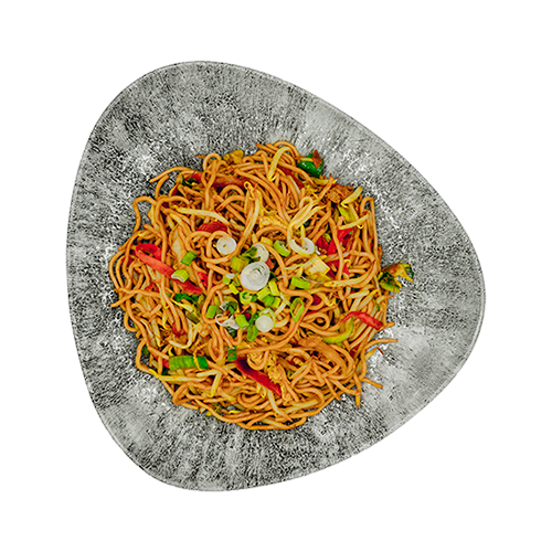 Gebratene Nudeln mit Wok-Gemüse