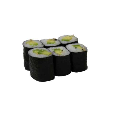 Avocado Peanut Cream Cheese Maki