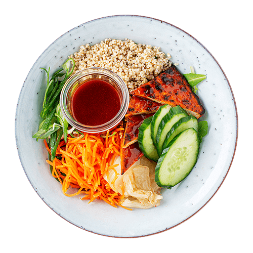 Korean Karneval Bowl (vegetarisch, glutenfrei)