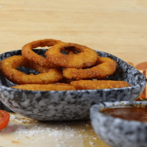 Frittierte Onionrings