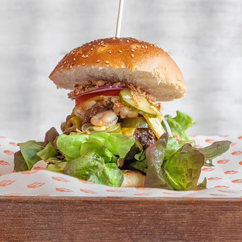 Surf and Turf Burger