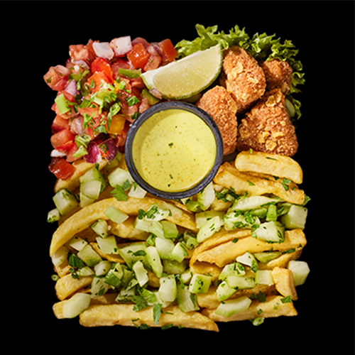 Schöne Veganerin (vegan)