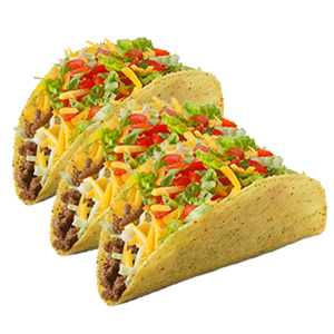 Tacos con Carne Malida (3 Stück, scharf)