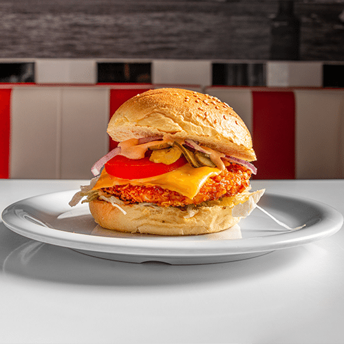 Cheese Crispy Chicken Burger