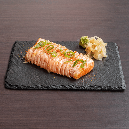 Gegrilltes Lachsfilet Shashimi