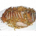 Ente knusprig mit Nudeln