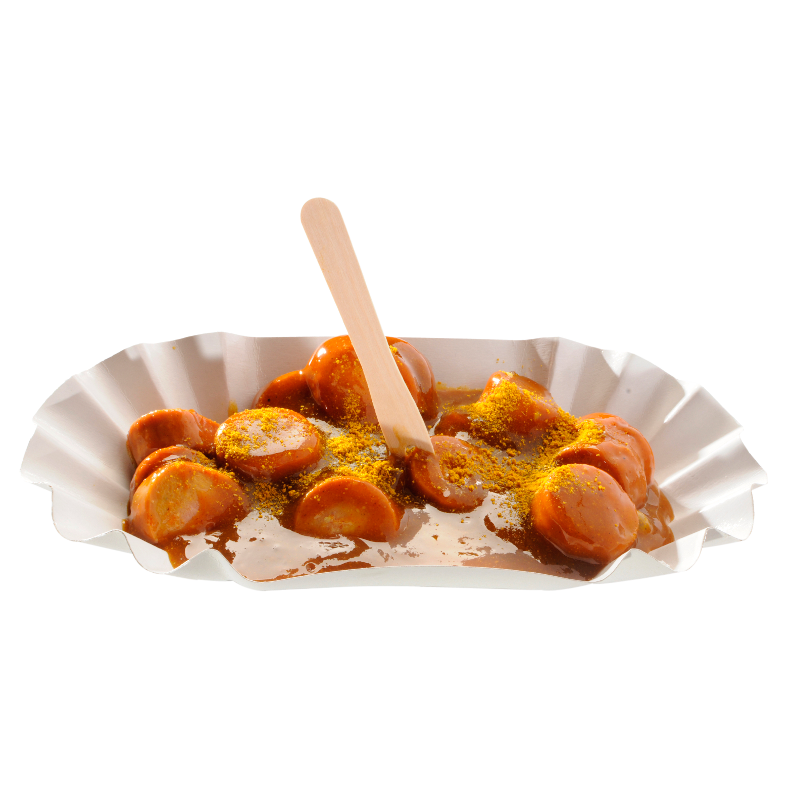 Riesen-Currywurst