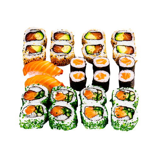 Lachs Menü (24 Stück)