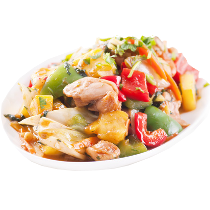 Hühnerfleisch Chop Suey