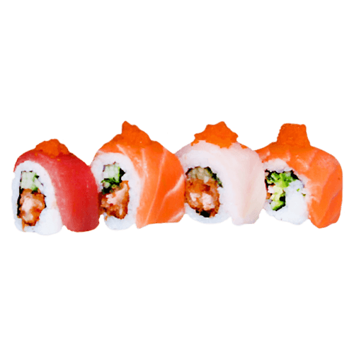 Rainbow Roll (8 Stück)