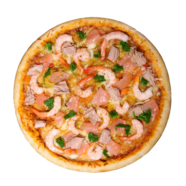Pizza Scampis