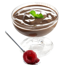Schokopudding mit Vanillesauce