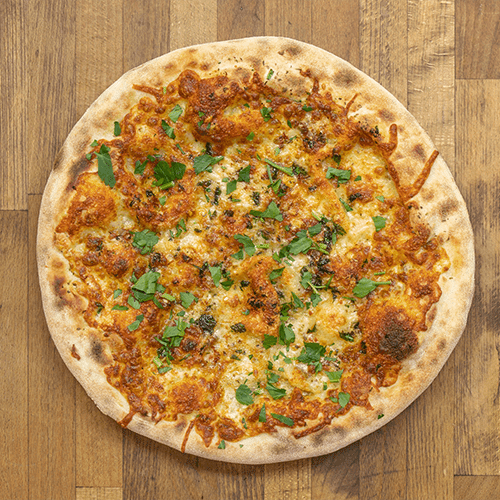 Parmigiano e mozzarella (scharf)