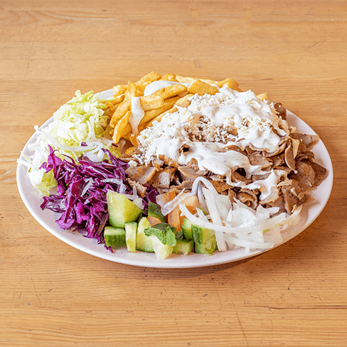 Super Dönerteller mit extra Fleisch
