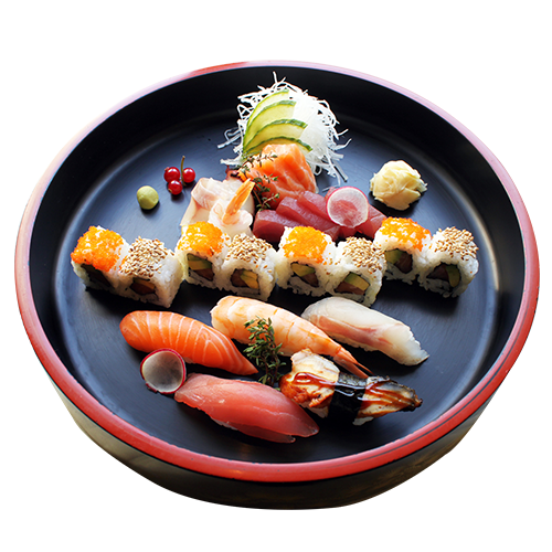 Sushi Sashimi Roll Moriawase