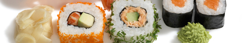 Sushi-Menüs