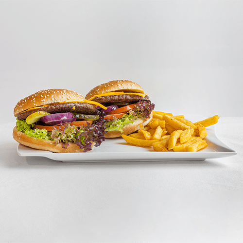 Cheeseburger (2 Stück)