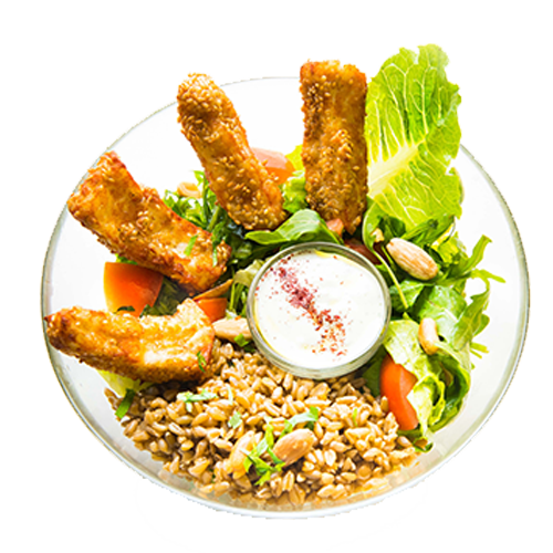 Green Halloumi Bowl (vegetarian)