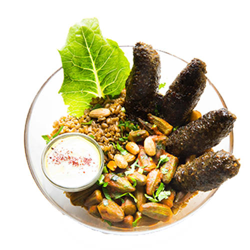 Green Okra Kofta Bowl