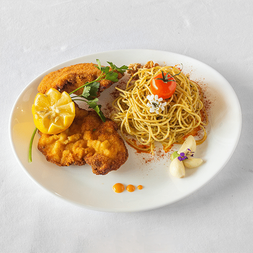 Paniertes Hähnchenschnitzel