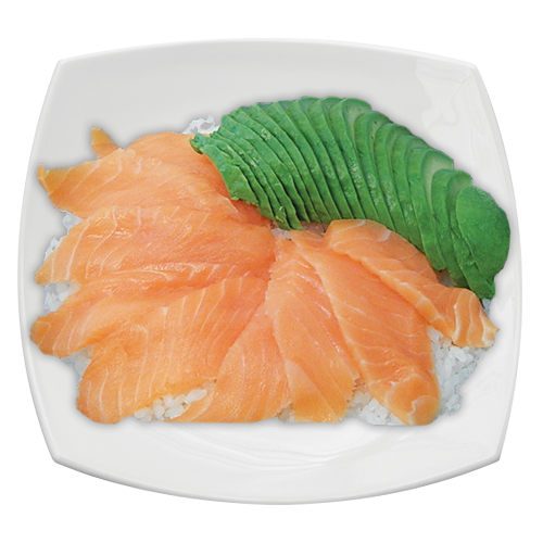 Salmon Avocado Chirashi