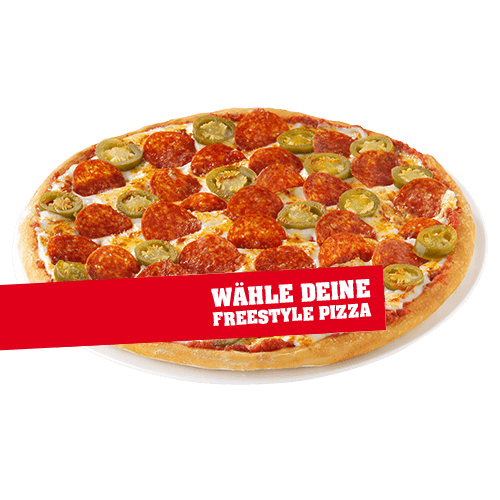 Mittag Freestyle Single Pizza nach Wahl SINGLE CA. 26CM
