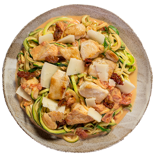 Tomaten-Zucchini Nudeln