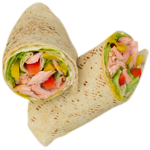 Lachs Wrap