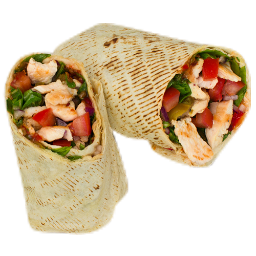 Feuriger Hähnchen Wrap