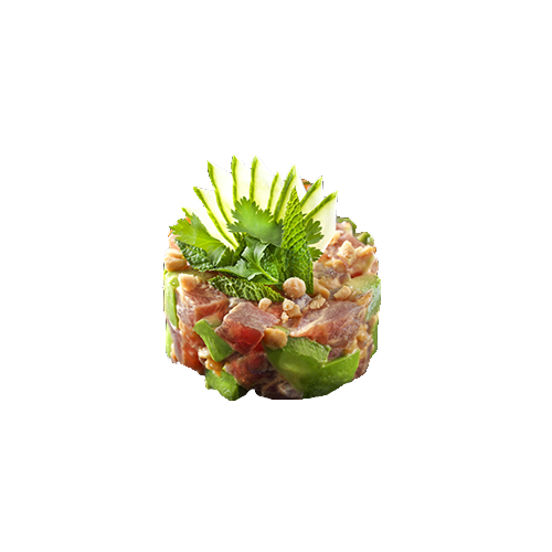 Thunfisch Tatar (scharf)