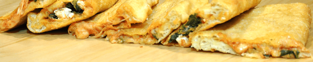 Frittierte Pizza