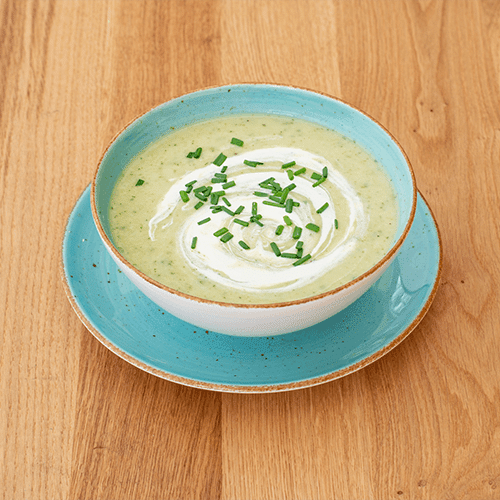 Zucchini-Cremesuppe (vegetarisch)