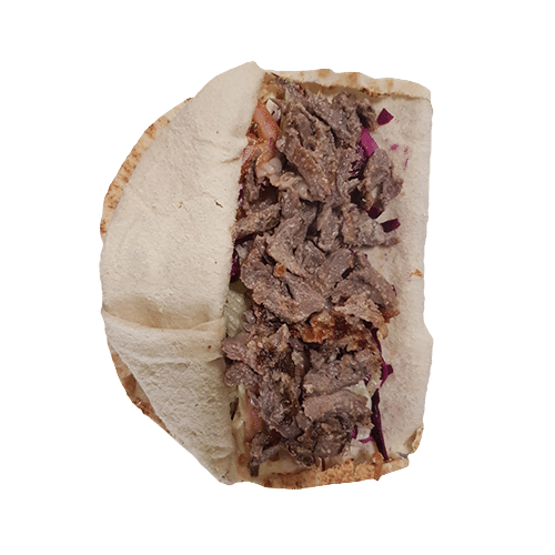 Rindfleisch-Shawarma Sandwich